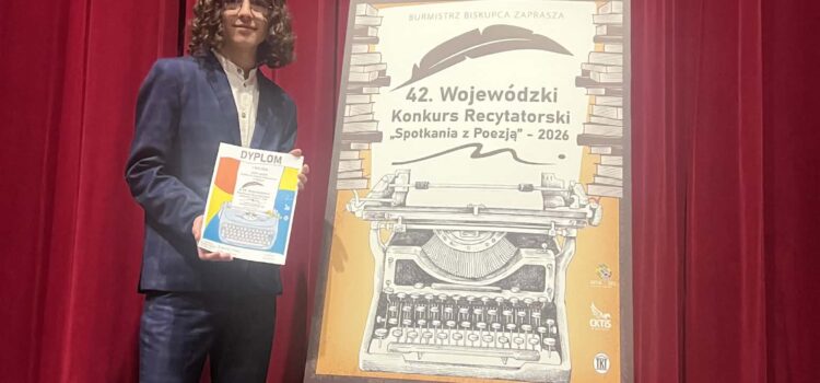 Poetycki triumf naszego ucznia!