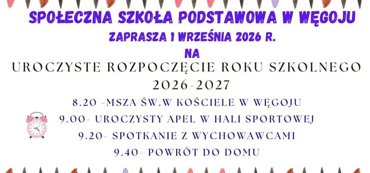 Rozpoczęcie Roku Szkolnego